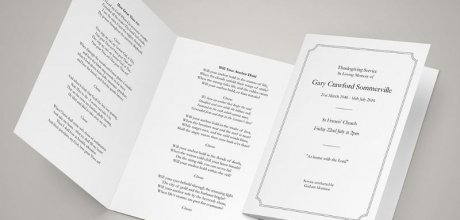 Funeral Order of Service Image 0of 1